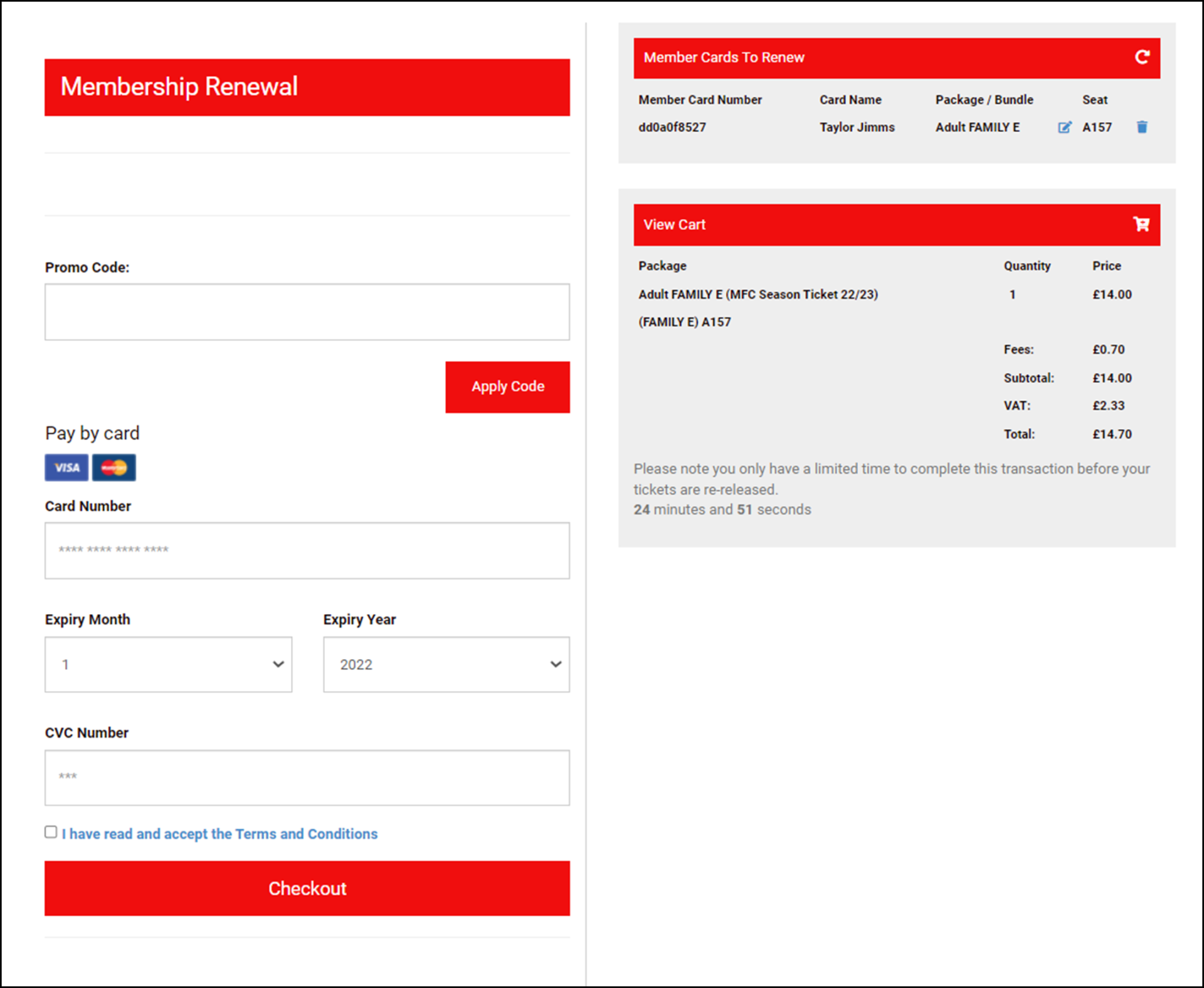 Season Ticket Renewals